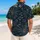 Spider Web Woodland Motif for Halloween Getaways and Nighttime Adventures for Men Hawaiian Shirt - 2