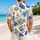 Blue Crab and Fig Motifs for Coastal Resort Evenings, Island Getaways, and Vacations Hawaiian Shirt - 2