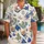 Blue Crab and Fig Motifs for Coastal Resort Evenings, Island Getaways, and Vacations Hawaiian Shirt - 1