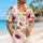 Pink Coral Anemone Blossoms for Tropical Vacations and Island Resort Weekend Getaways Hawaiian Shirt - 6