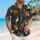 Botanical Crane Garden with Jewel-Toned Florals for Island Escapes, Men Year-Round Hawaiian Shirt - 6