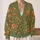 Watercolor Coral Peonies and Wildflower Sprigs for Cozy Autumn Everyday Layering All-over Print Knitted Cardigan - 2