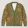 Watercolor Coral Peonies and Wildflower Sprigs for Cozy Autumn Everyday Layering All-over Print Knitted Cardigan - 1