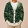 Lush Fern Woodland Scene for Nature Walks and Cozy Autumn Layering All-over Print Knitted Cardigan - 6