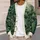 Lush Fern Woodland Scene for Nature Walks and Cozy Autumn Layering All-over Print Knitted Cardigan - 5