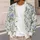 Blue Watercolor Roses for Cozy Autumn Layering and Everyday Botanical Style for Women All-over Print Knitted Cardigan - 5