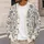 Vintage Blue Paisley And Floral Motifs For Graceful Autumn Everyday Style All-over Print Knitted Cardigan - 5