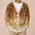 Pair Of Antlered Deer In Autumn Woodland For Cozy Fall Outings And Nature Lovers All-over Print Knitted Cardigan - 6