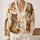 Autumn Owls and Squirrel Woodland Scene for Thanksgiving Nature Lovers All-over Print Knitted Cardigan - 2