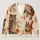 Autumn Owls and Squirrel Woodland Scene for Thanksgiving Nature Lovers All-over Print Knitted Cardigan - 1