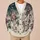 Watercolor Peonies And Wildflowers For Artistic Everyday Layering And Autumn Style All-over Print Knitted Cardigan - 6