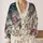 Watercolor Peonies And Wildflowers For Artistic Everyday Layering And Autumn Style All-over Print Knitted Cardigan - 2