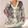 Watercolor Peonies And Wildflowers For Artistic Everyday Layering And Autumn Style All-over Print Knitted Cardigan - 4