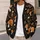Halloween Pumpkins, Bats and Mushrooms for Spooky Autumn Celebrations and Cozy Fall Nights All-over Print Knitted Cardigan - 5