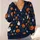 Halloween Pumpkins, Black Cats and Ghosts for Cozy Autumn Festivities and Parties All-over Print Knitted Cardigan - 4