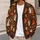 Autumn Hedgehogs And Maple Leaves For Cozy Woodland Days And Fall Outings All-over Print Knitted Cardigan - 5