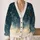 Celestial Crescent Moons And Stars For Cozy Everyday Layering All-over Print Knitted Cardigan - 2