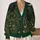 Ravens, Crescent Moon And Forest Mushrooms For Moody Woodland Layering And Nature Lovers All-over Print Knitted Cardigan - 2