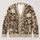 Ivory Skull and Rose Motifs for Halloween Nights, Autumn Outings and Gothic Style All-over Print Knitted Cardigan - 1