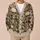 Ivory Skull and Rose Motifs for Halloween Nights, Autumn Outings and Gothic Style All-over Print Knitted Cardigan - 6