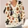 Witch Hat Black Cats, Pumpkins And Maple Leaves For Halloween Fall Gatherings All-over Print Knitted Cardigan - 4
