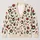 Ghosts, Bats and Poinsettias for a Playful Holiday Season Look All-over Print Knitted Cardigan - 1