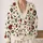 Ghosts, Bats and Poinsettias for a Playful Holiday Season Look All-over Print Knitted Cardigan - 2