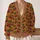 Scream Face Cherry Motifs for Spooky Autumn Style and Everyday Layering All-over Print Knitted Cardigan - 2