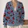 Red Lips And Midnight Stars For Bold Everyday Autumn Layering And Casual Outings All-over Print Knitted Cardigan - 2