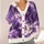 Violet Thunderclouds and Lightning for Bold Halloween Nights and Autumn Streetwear Looks All-over Print Knitted Cardigan - 4