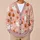 Playful Ghosts, Pumpkins And Autumn Blooms For Cozy Halloween Season Style For Women All-over Print Knitted Cardigan - 6