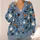 Halloween Ghosts, Black Cats and Pumpkins for Cozy Autumn Celebrations and Fall Wear All-over Print Knitted Cardigan - 4