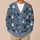 Halloween Ghosts, Black Cats and Pumpkins for Cozy Autumn Celebrations and Fall Wear All-over Print Knitted Cardigan - 6