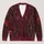 Gothic Skull And Thorned Rose Motifs For Dark Autumn Outfits All-over Print Knitted Cardigan - 1