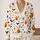 Halloween Pumpkins, Bats And Friendly Ghosts For Cozy Autumn Celebrations All-over Print Knitted Cardigan - 2