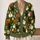 Spooky Ghosts, Black Cats & Pumpkins for Cozy Autumn Halloween Nights and Parties All-over Print Knitted Cardigan - 2