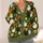 Spooky Ghosts, Black Cats & Pumpkins for Cozy Autumn Halloween Nights and Parties All-over Print Knitted Cardigan - 4