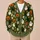 Spooky Ghosts, Black Cats & Pumpkins for Cozy Autumn Halloween Nights and Parties All-over Print Knitted Cardigan - 6
