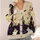 Haunted Village Ghosts and Pumpkins for Cozy Autumn Halloween Celebrations at Home All-over Print Knitted Cardigan - 4