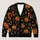 Halloween Pumpkins, Bats & Spiderwebs for Festive Autumn Celebrations and Parties All-over Print Knitted Cardigan - 1