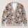 Cute Halloween Bats, Ghosts and Pumpkins for Cozy Autumn Everyday Layering All-over Print Knitted Cardigan - 1