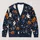 Playful Halloween Ghosts, Jack-o’-Lanterns and Bats for Cozy October Wear All-over Print Knitted Cardigan - 1