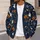Playful Halloween Ghosts, Jack-o’-Lanterns and Bats for Cozy October Wear All-over Print Knitted Cardigan - 5
