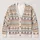 Vintage Nordic Geometric Motifs for Cozy Autumn Winter Layering Women All-over Print Knitted Cardigan - 1