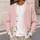 Blue Rose Lace and Blush Color Blocking for Romantic Everyday Layering and Vintage Style All-over Print Knitted Cardigan - 5