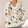 Cute Halloween Cats, Ghosts and Pumpkins for Cozy Autumn Layering All-over Print Knitted Cardigan - 4