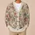 Vintage Wildflower Blooms For Relaxed Garden Days And Everyday Cottage Style Women All-over Print Knitted Cardigan - 6