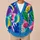 Vibrant Pop Art Color-Block Shapes for Creative Everyday Layering and Weekend Style All-over Print Knitted Cardigan - 6