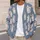 Wide-Eyed Pastel Kittens for Cozy Autumn Days and Sweet Everyday Layering All-over Print Knitted Cardigan - 5