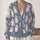 Wide-Eyed Pastel Kittens for Cozy Autumn Days and Sweet Everyday Layering All-over Print Knitted Cardigan - 2